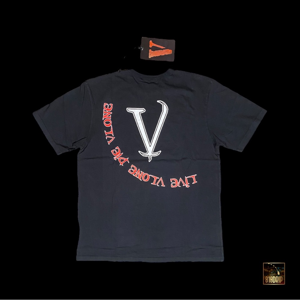 Vlone Omen Tee Black - Picture 2 of 6